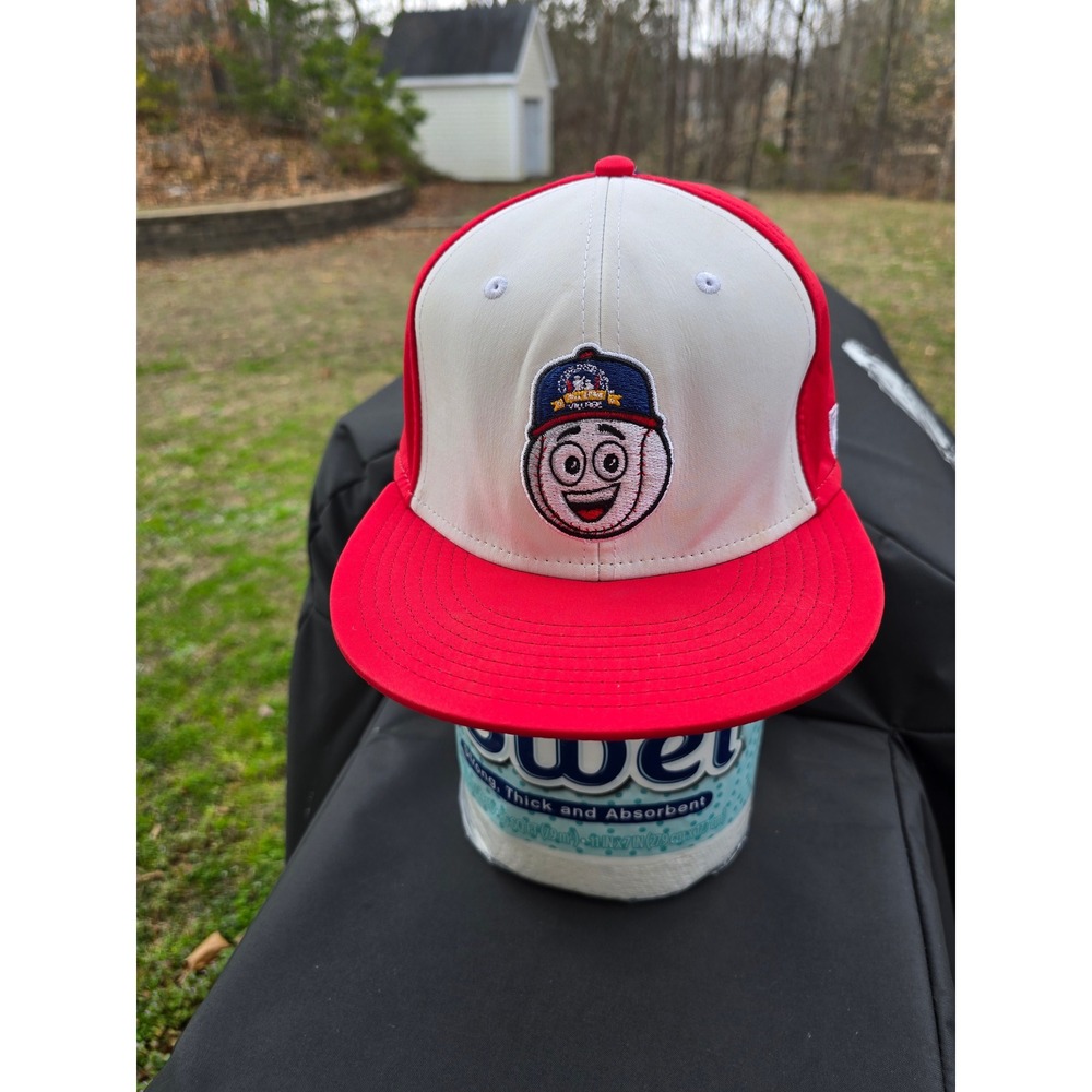 Dome Headwear Cooperstown All Star Village Hat Red White Blue Flex Fit S/M XXIX